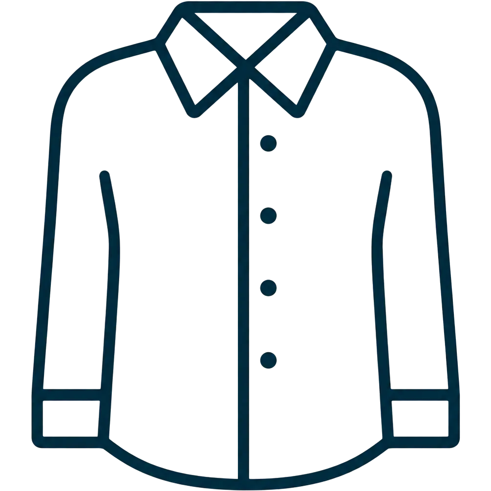 Ícono de camisas y blusas